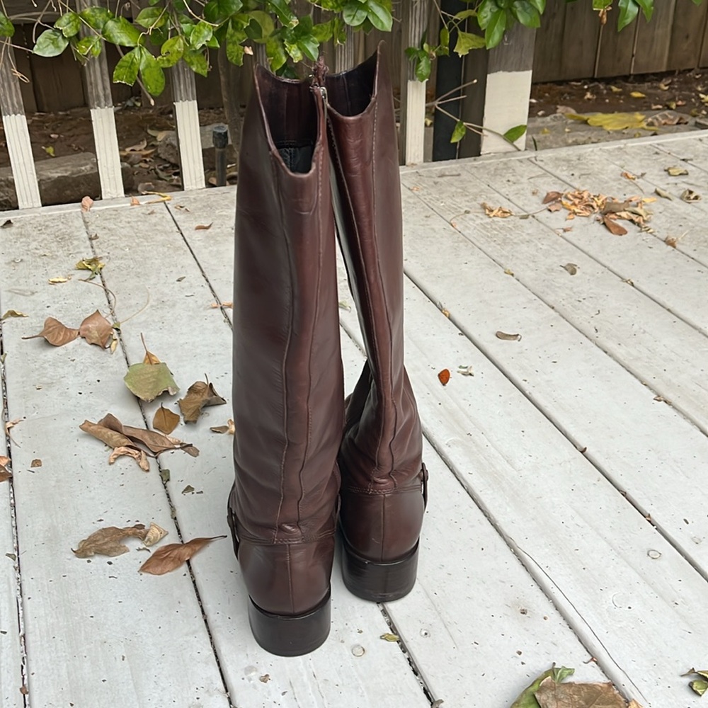 Brown Leather Riding Boots - Picture 4 of 8